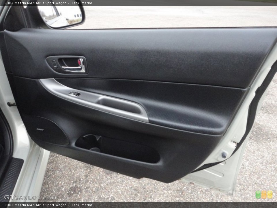 Black Interior Door Panel for the 2004 Mazda MAZDA6 s Sport Wagon #58901556