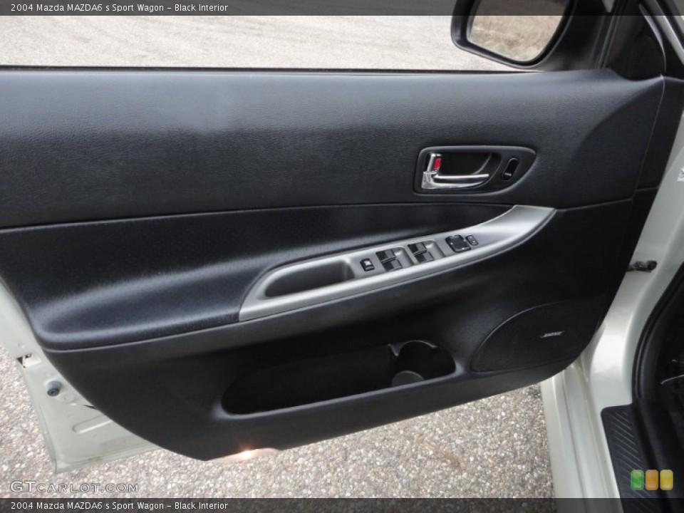 Black Interior Door Panel for the 2004 Mazda MAZDA6 s Sport Wagon #58901580