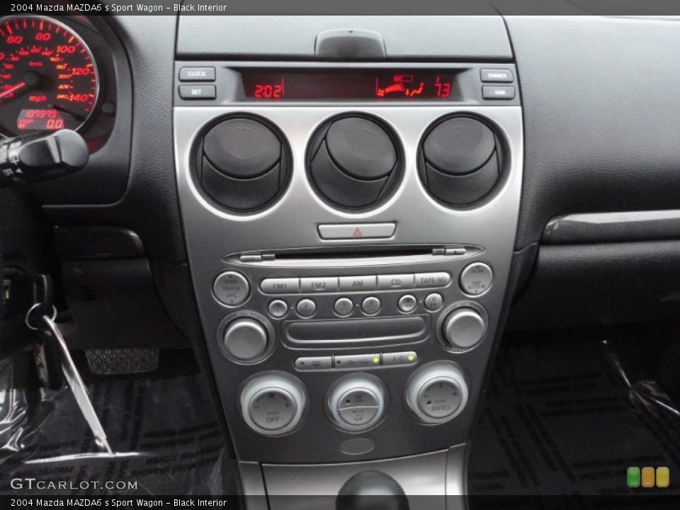 Black Interior Controls for the 2004 Mazda MAZDA6 s Sport Wagon #58901604