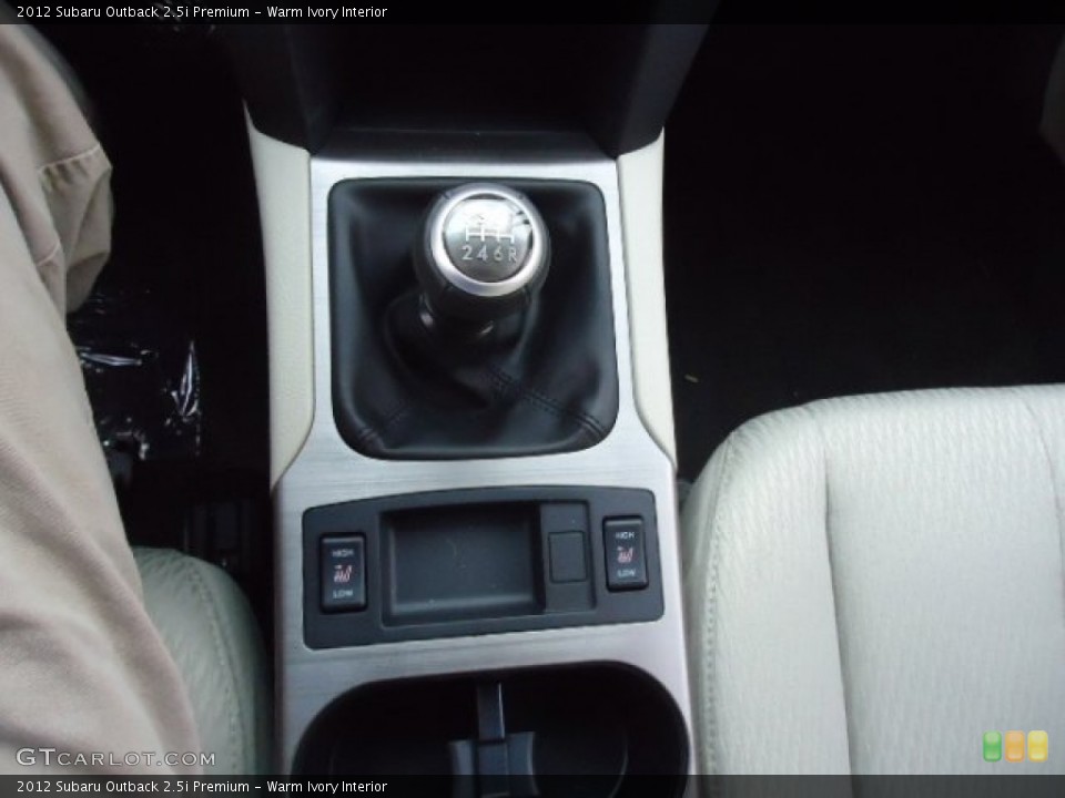 Warm Ivory Interior Transmission for the 2012 Subaru Outback 2.5i Premium #58903590