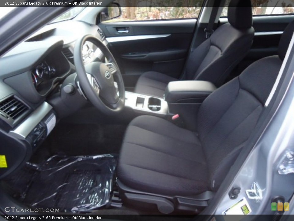 Off Black Interior Photo for the 2012 Subaru Legacy 3.6R Premium #58903797