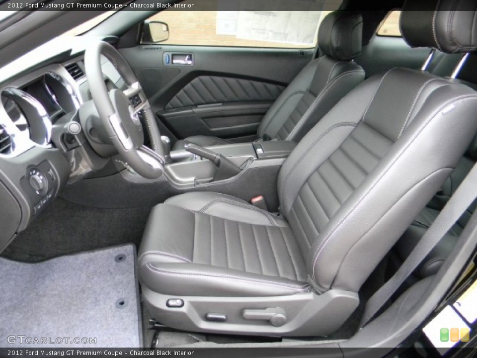 Charcoal Black Interior Photo for the 2012 Ford Mustang GT Premium Coupe #58903881