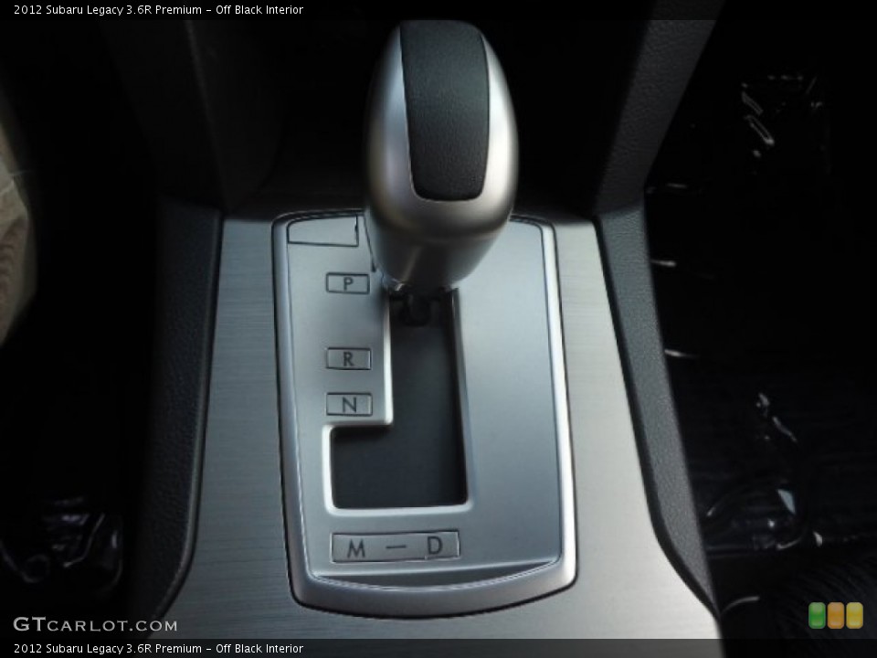 Off Black Interior Transmission for the 2012 Subaru Legacy 3.6R Premium #58903902
