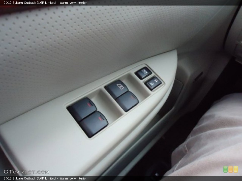 Warm Ivory Interior Controls for the 2012 Subaru Outback 3.6R Limited #58904160
