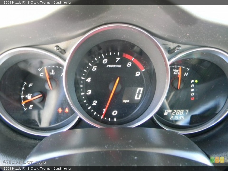 Sand Interior Gauges for the 2008 Mazda RX-8 Grand Touring #58904711