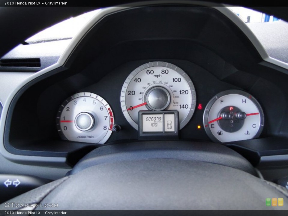 Gray Interior Gauges for the 2010 Honda Pilot LX #58905694