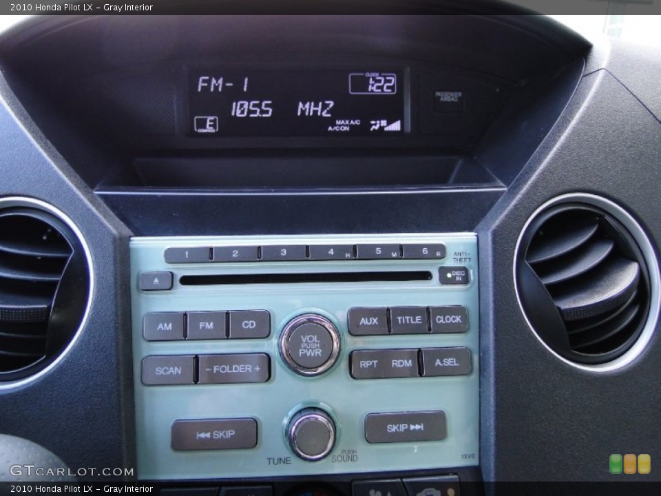 Gray Interior Controls for the 2010 Honda Pilot LX #58905736