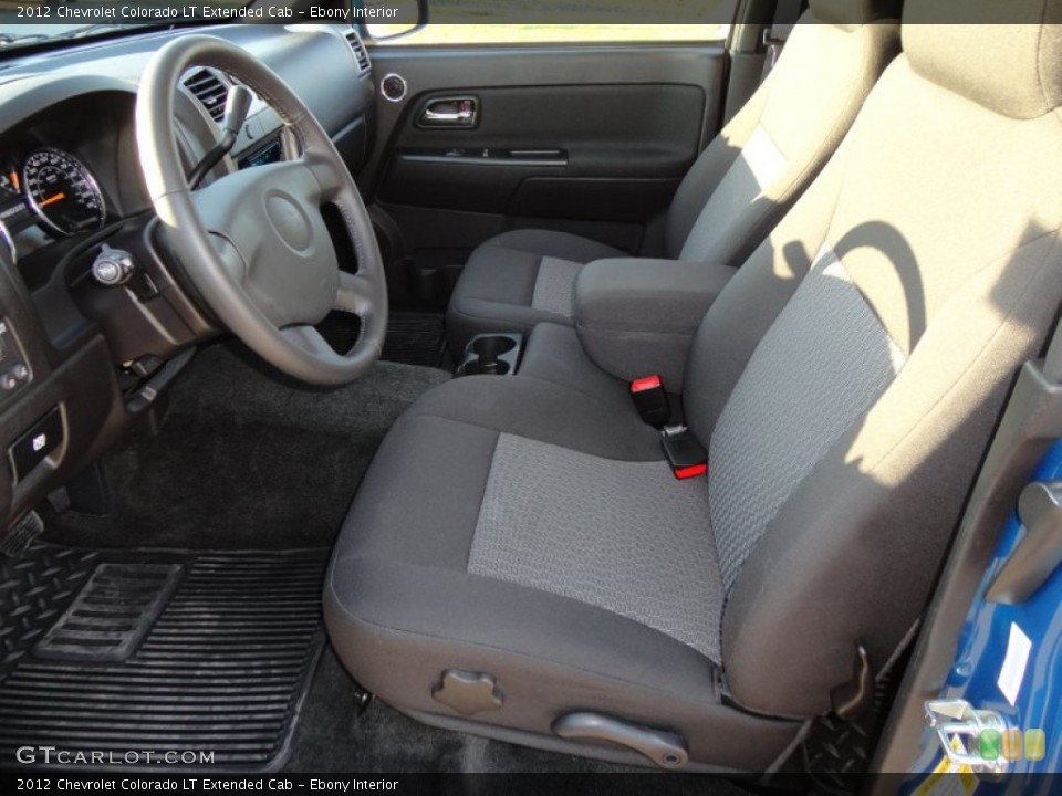Ebony Interior Photo for the 2012 Chevrolet Colorado LT Extended Cab #58905925