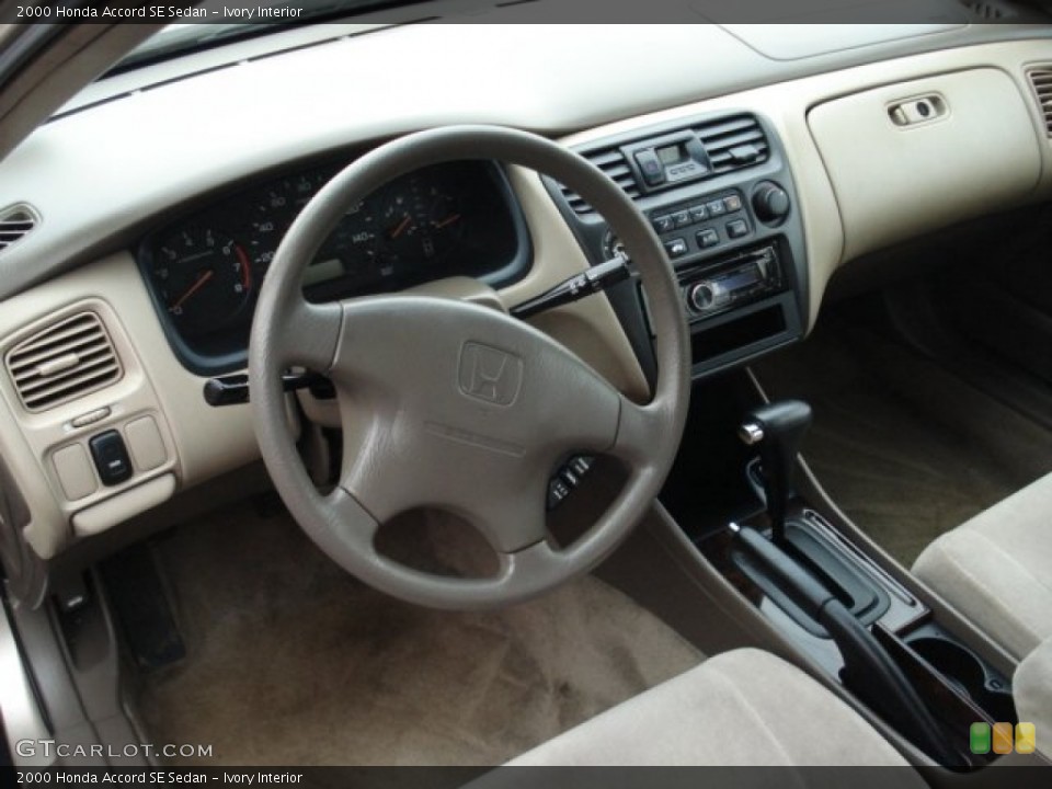 Ivory Interior Dashboard for the 2000 Honda Accord SE Sedan #58907026