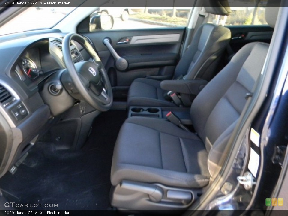 Black Interior Photo for the 2009 Honda CR-V LX #58907620
