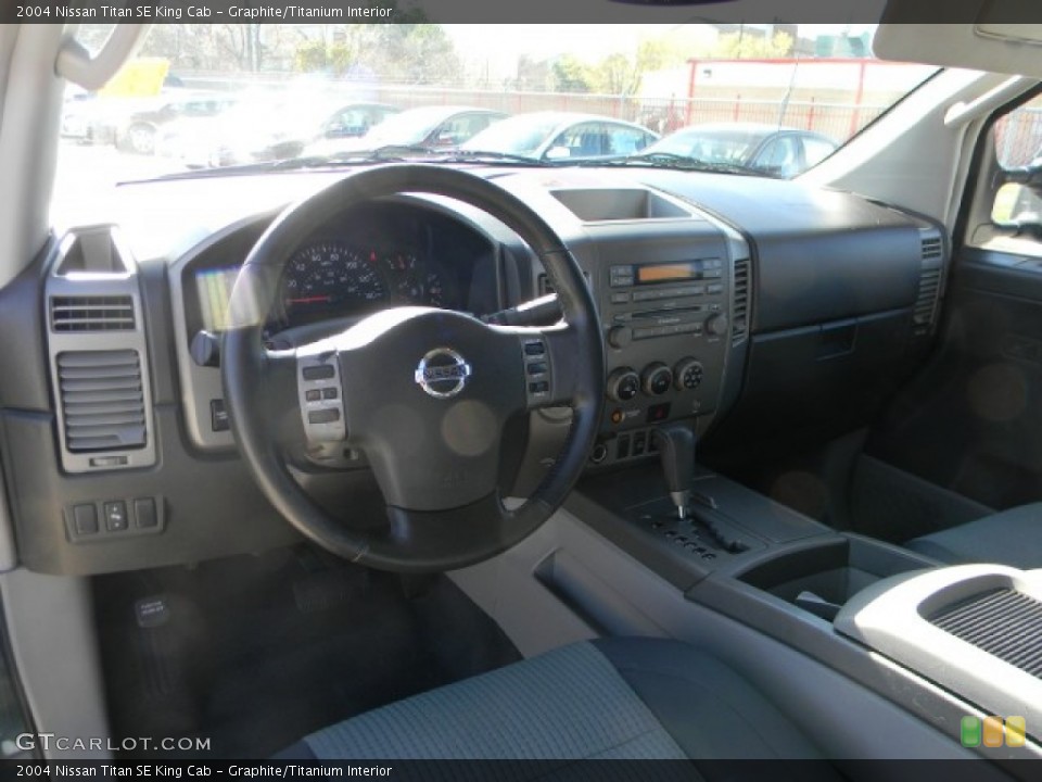 Graphite/Titanium Interior Dashboard for the 2004 Nissan Titan SE King Cab #58907857