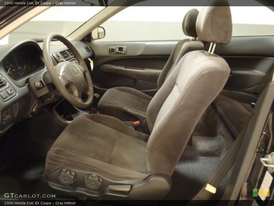 Gray Interior Photo for the 2000 Honda Civic EX Coupe #58908637