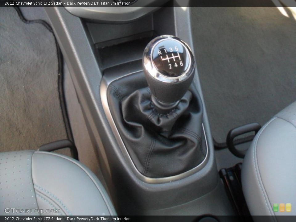 Dark Pewter/Dark Titanium Interior Transmission for the 2012 Chevrolet Sonic LTZ Sedan #58910554