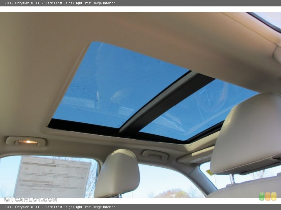 Dark Frost Beige/Light Frost Beige Interior Sunroof for the 2012 Chrysler 300 C #58911466