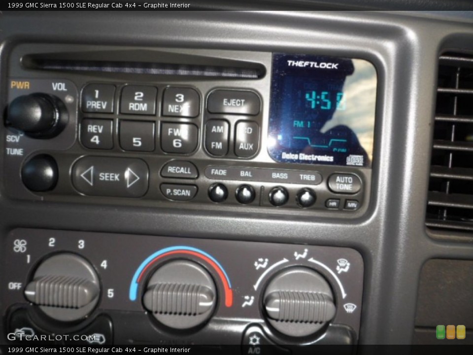 Graphite Interior Audio System for the 1999 GMC Sierra 1500 SLE Regular Cab 4x4 #58911655