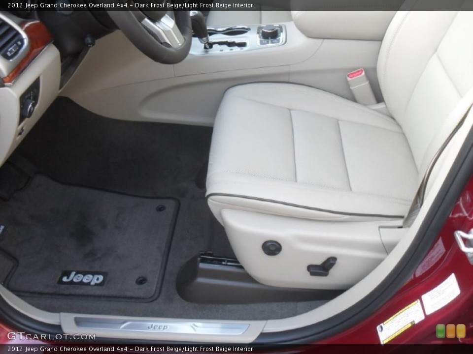 Dark Frost Beige/Light Frost Beige Interior Photo for the 2012 Jeep Grand Cherokee Overland 4x4 #58912478