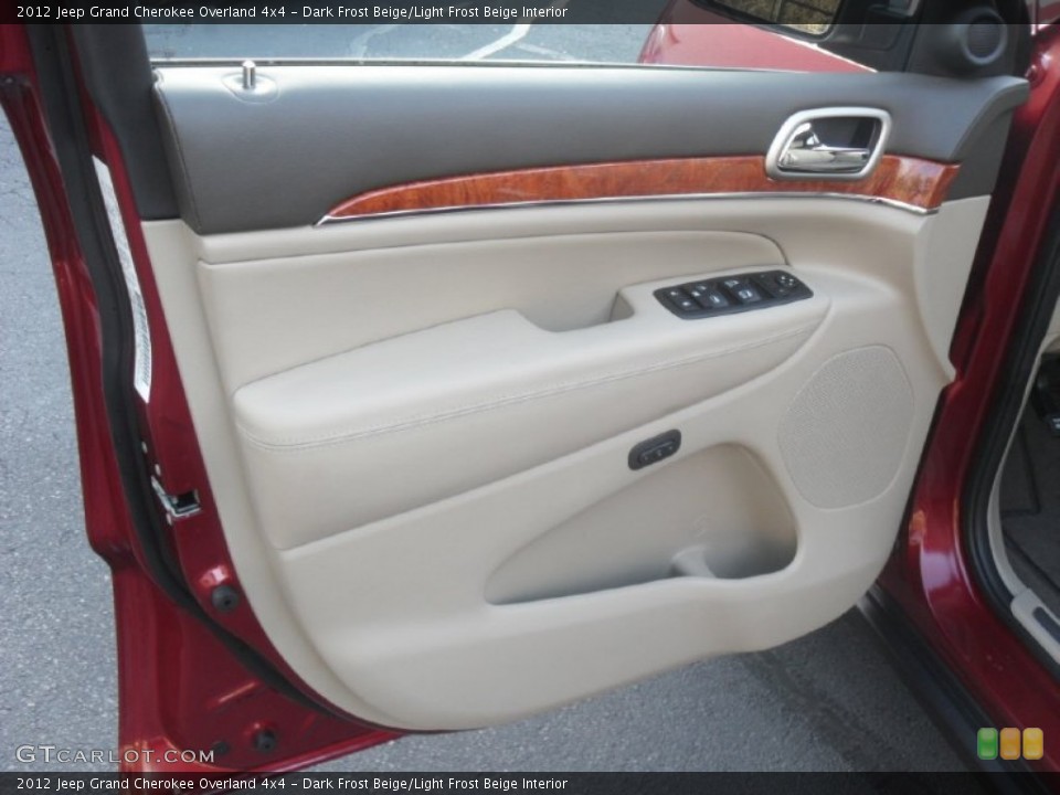 Dark Frost Beige/Light Frost Beige Interior Door Panel for the 2012 Jeep Grand Cherokee Overland 4x4 #58912481