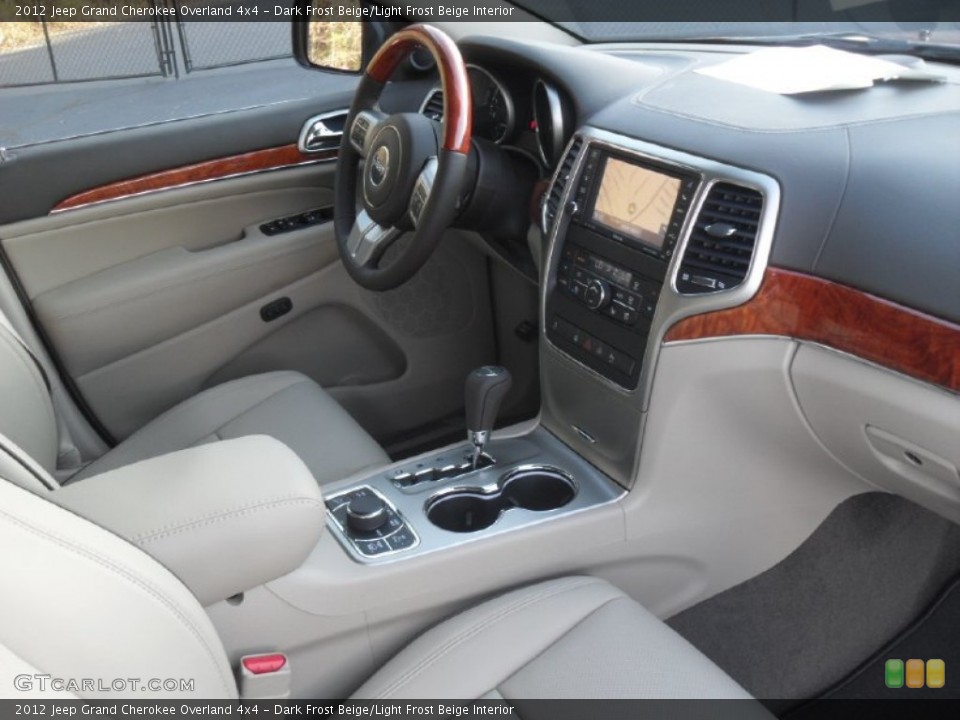 Dark Frost Beige/Light Frost Beige Interior Photo for the 2012 Jeep Grand Cherokee Overland 4x4 #58912526