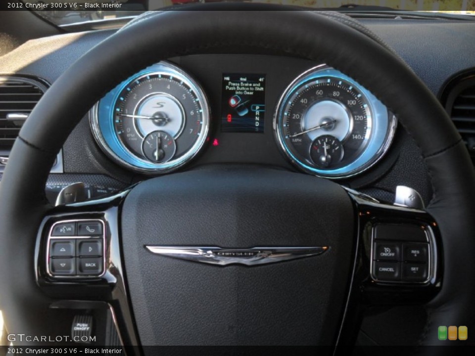 Black Interior Gauges for the 2012 Chrysler 300 S V6 #58912661