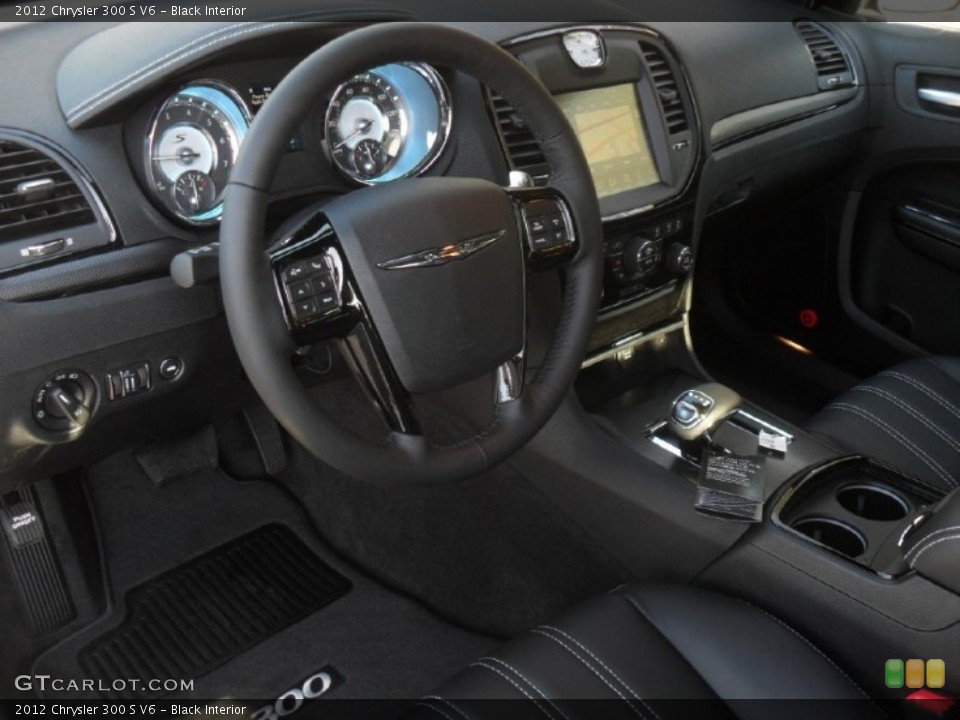 Black Interior Prime Interior for the 2012 Chrysler 300 S V6 #58912700