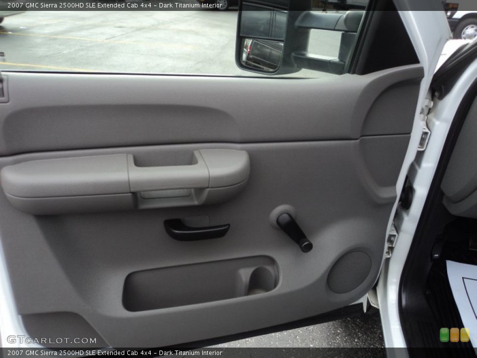 Dark Titanium Interior Door Panel for the 2007 GMC Sierra 2500HD SLE Extended Cab 4x4 #58913118