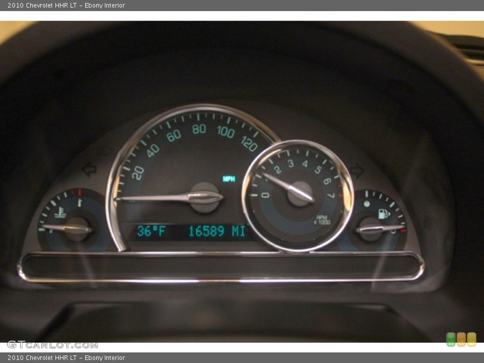 Ebony Interior Gauges for the 2010 Chevrolet HHR LT #58913524
