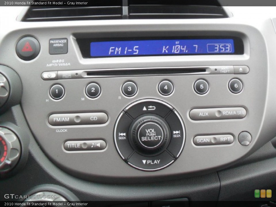 Gray Interior Audio System for the 2010 Honda Fit  #58918574