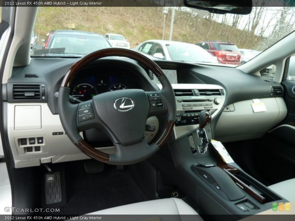 Light Gray Interior Photo for the 2012 Lexus RX 450h AWD Hybrid #58919690