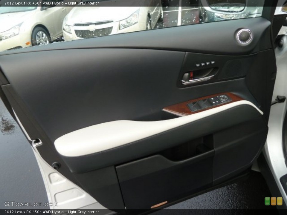 Light Gray Interior Door Panel for the 2012 Lexus RX 450h AWD Hybrid #58919699
