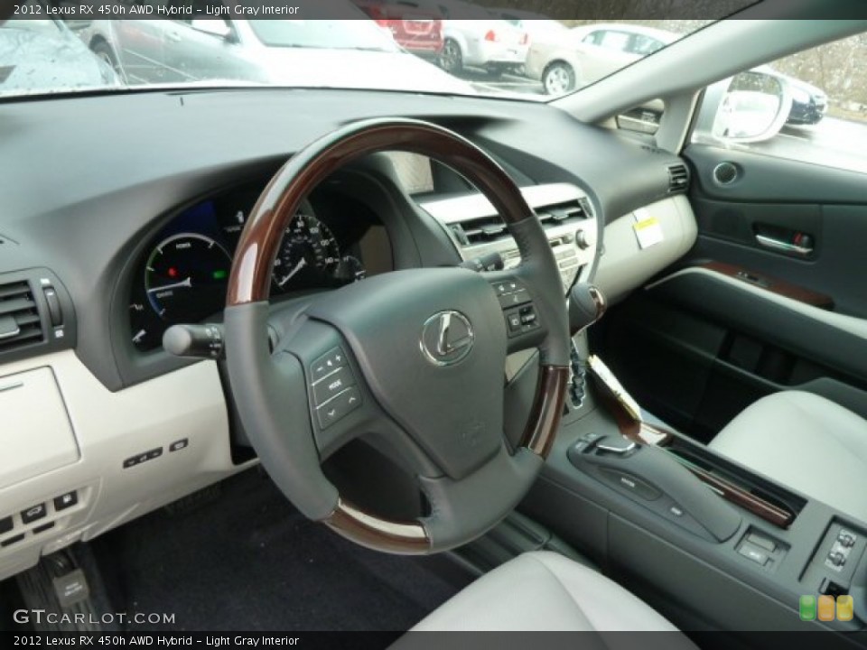 Light Gray Interior Photo for the 2012 Lexus RX 450h AWD Hybrid #58919716