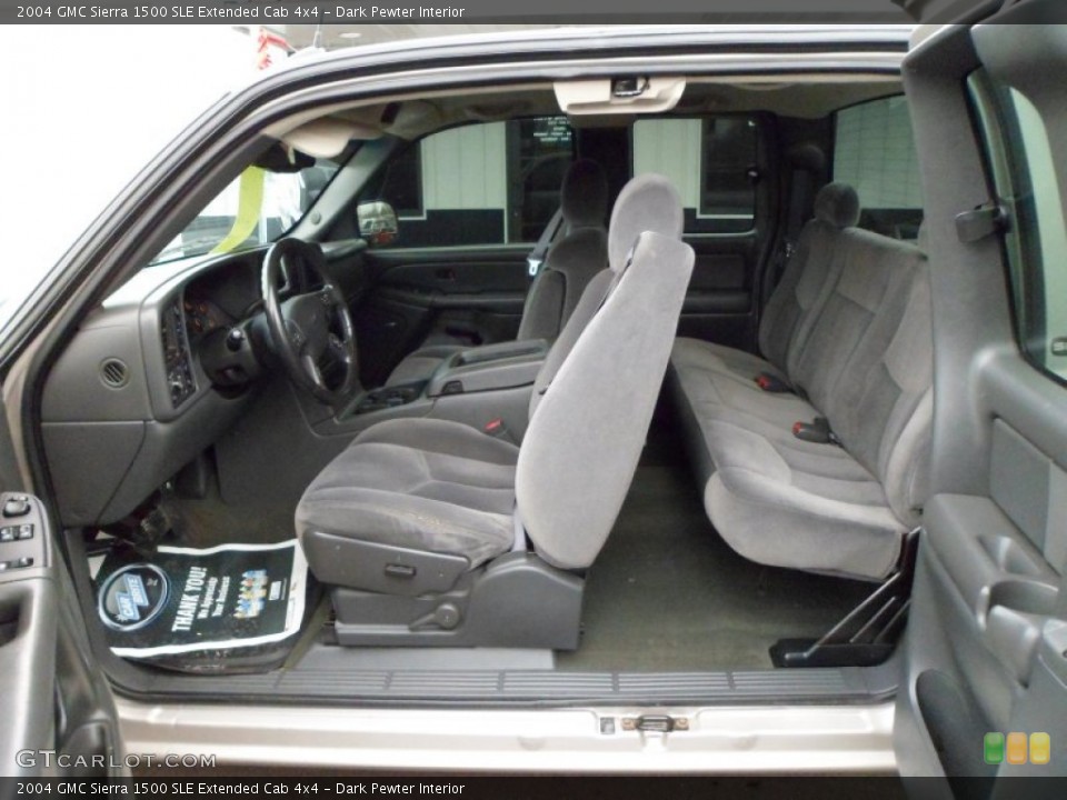 Dark Pewter Interior Photo for the 2004 GMC Sierra 1500 SLE Extended Cab 4x4 #58920833