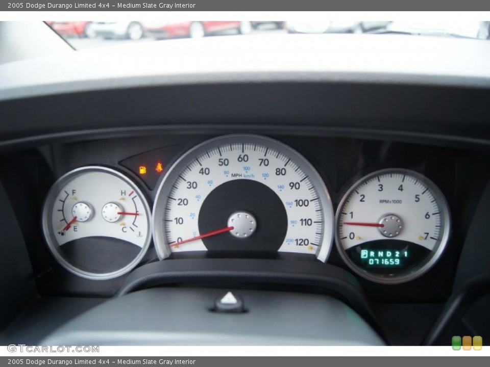 Medium Slate Gray Interior Gauges for the 2005 Dodge Durango Limited 4x4 #58921663