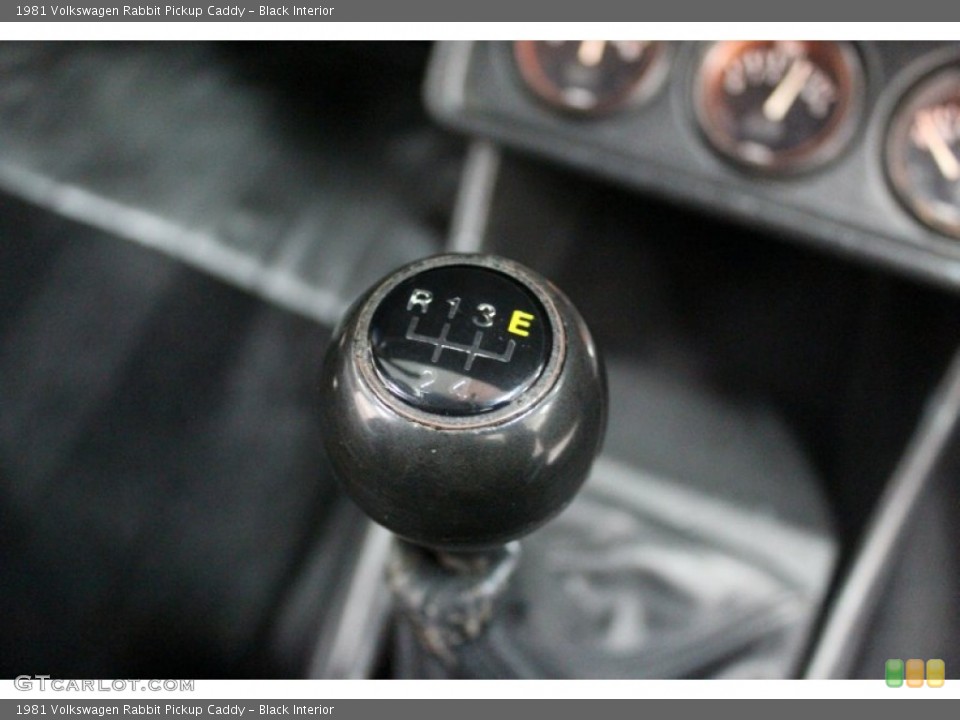 Black Interior Transmission for the 1981 Volkswagen Rabbit Pickup Caddy #58922681