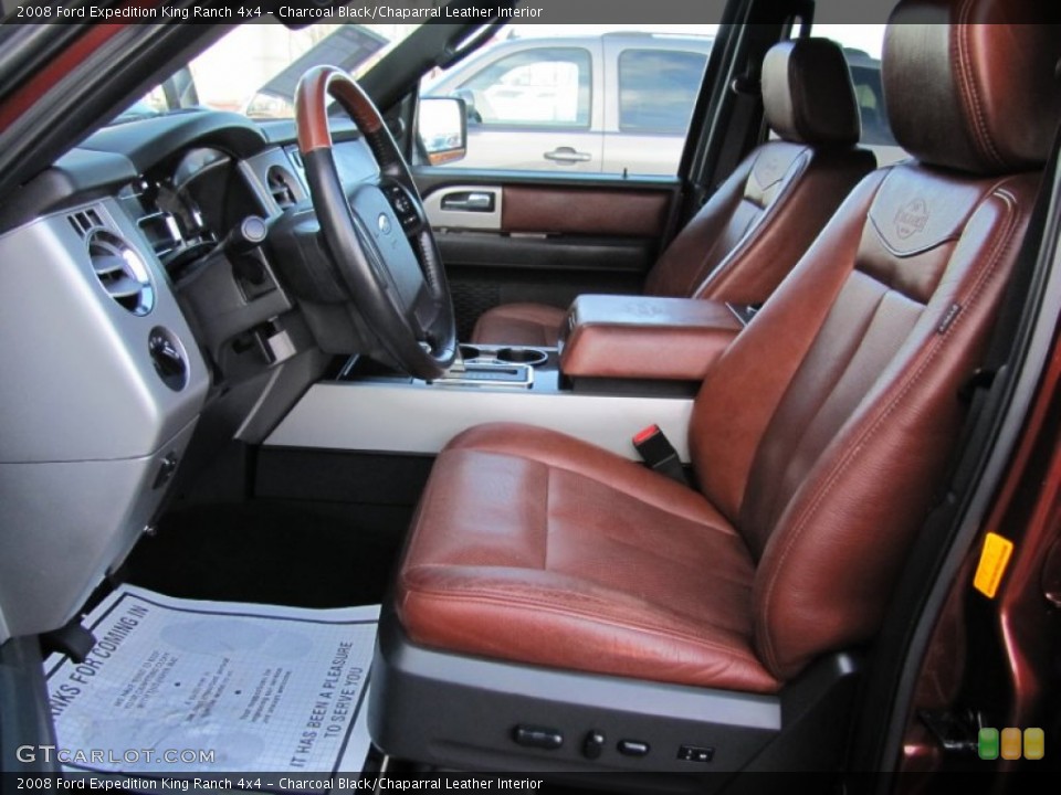 Charcoal Black/Chaparral Leather Interior Photo for the 2008 Ford Expedition King Ranch 4x4 #58922867