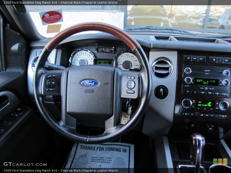 Charcoal Black/Chaparral Leather Interior Dashboard for the 2008 Ford Expedition King Ranch 4x4 #58922879