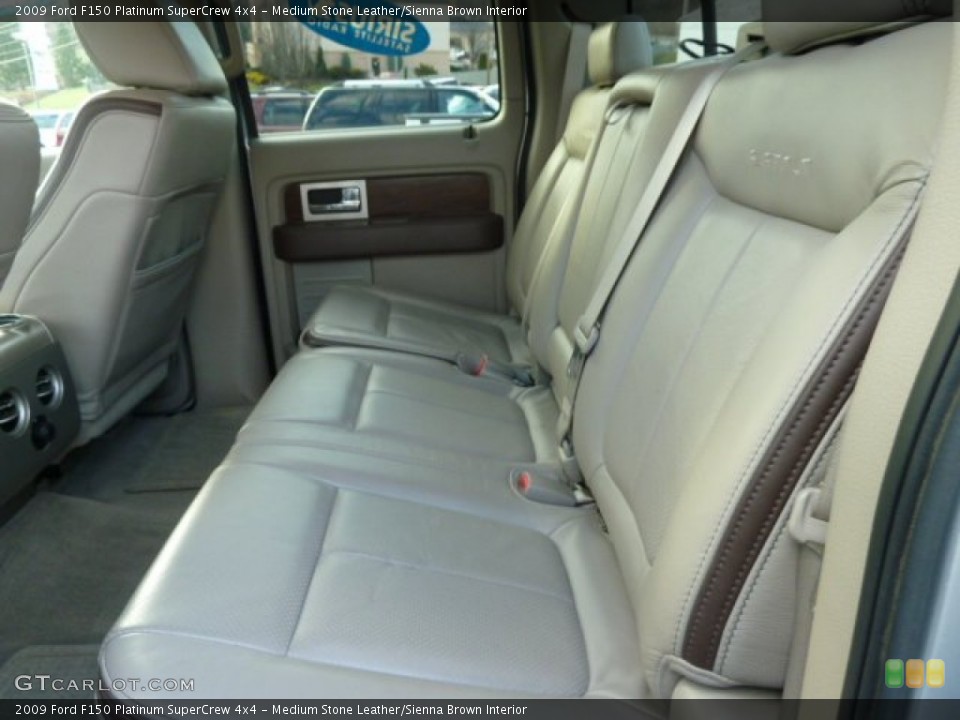 Medium Stone Leather/Sienna Brown Interior Photo for the 2009 Ford F150 Platinum SuperCrew 4x4 #58923245