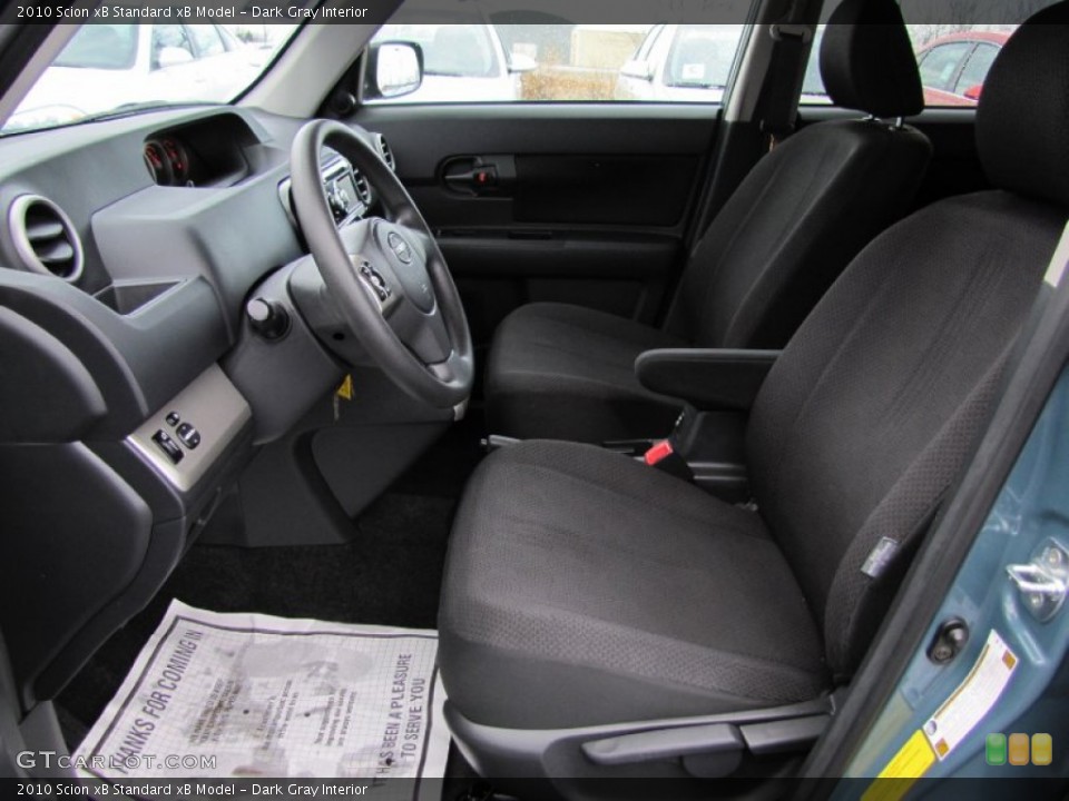 Dark Gray Interior Photo for the 2010 Scion xB  #58924264