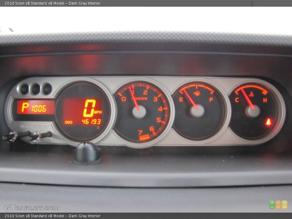 Dark Gray Interior Gauges for the 2010 Scion xB  #58924283