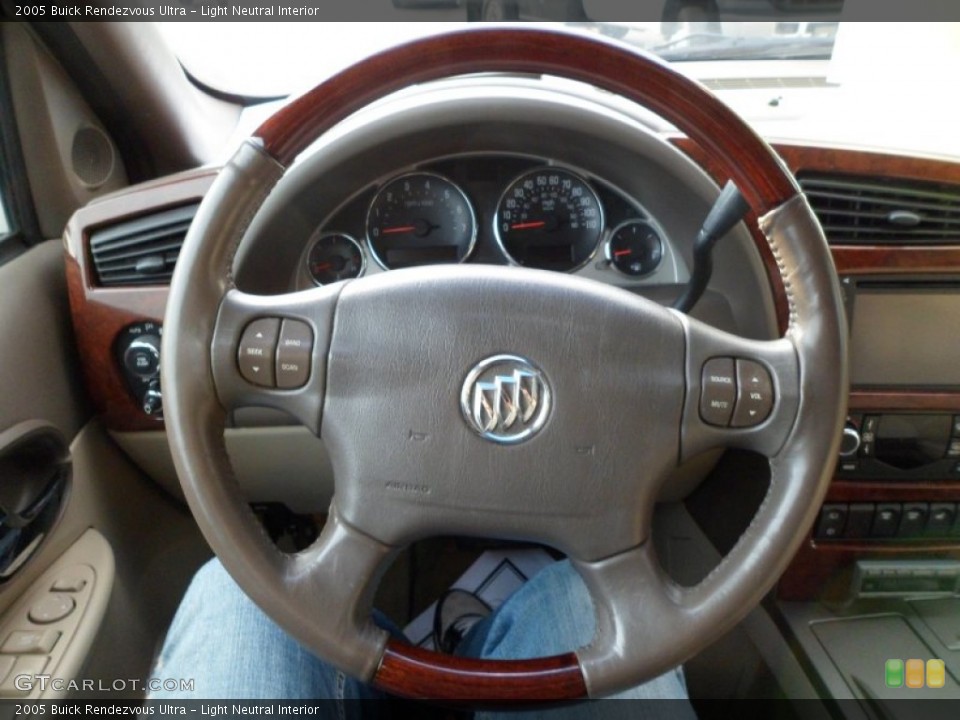 Light Neutral Interior Steering Wheel for the 2005 Buick Rendezvous Ultra #58925636
