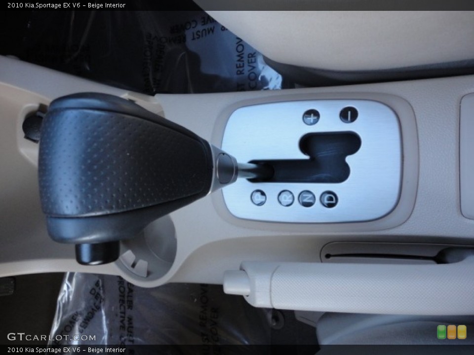 Beige Interior Transmission for the 2010 Kia Sportage EX V6 #58926347
