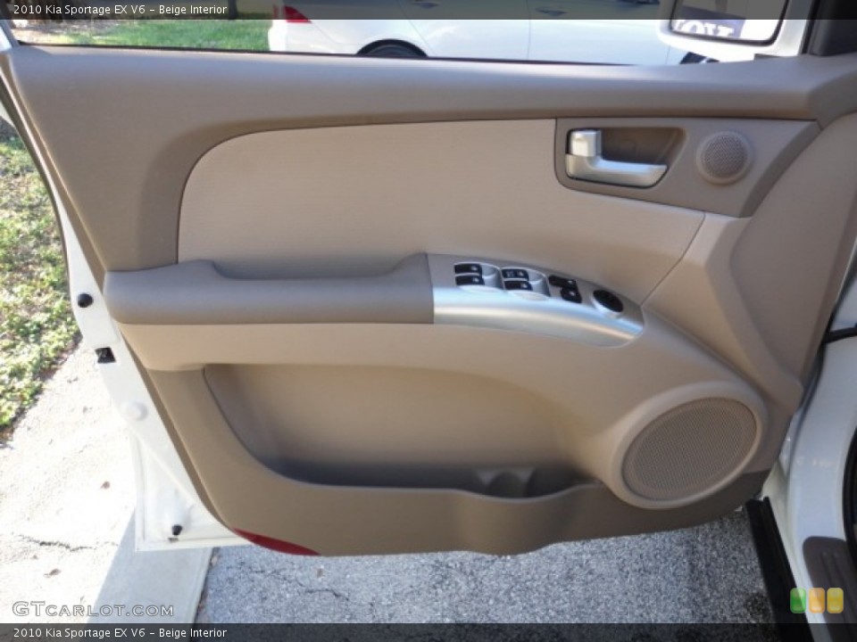 Beige Interior Door Panel for the 2010 Kia Sportage EX V6 #58926356