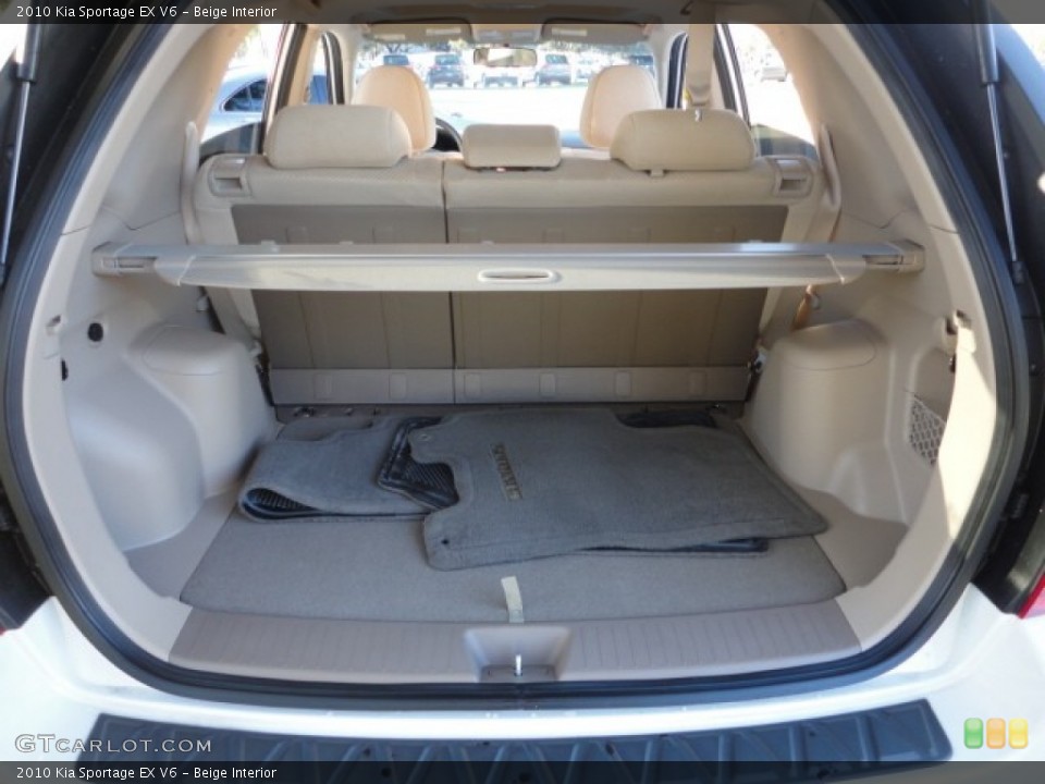 Beige Interior Trunk for the 2010 Kia Sportage EX V6 #58926407