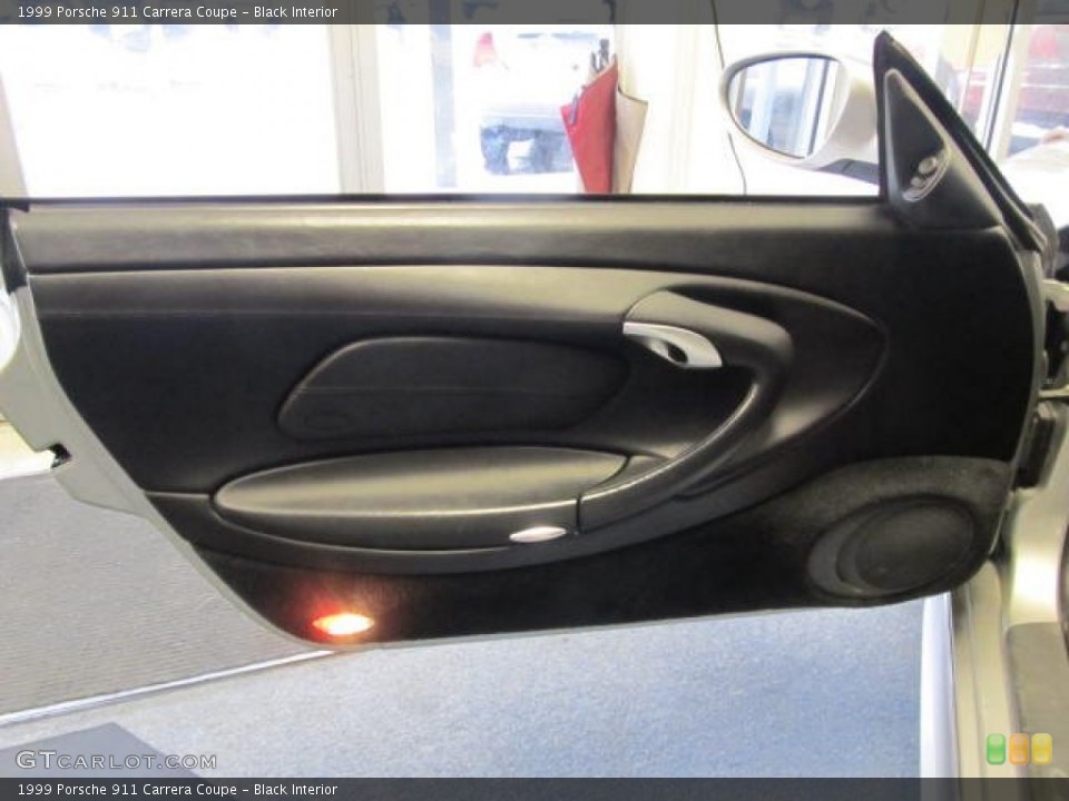 Black Interior Door Panel for the 1999 Porsche 911 Carrera Coupe #58926933
