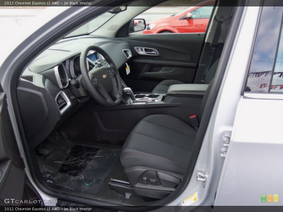 Jet Black Interior Photo for the 2012 Chevrolet Equinox LS AWD #58930743