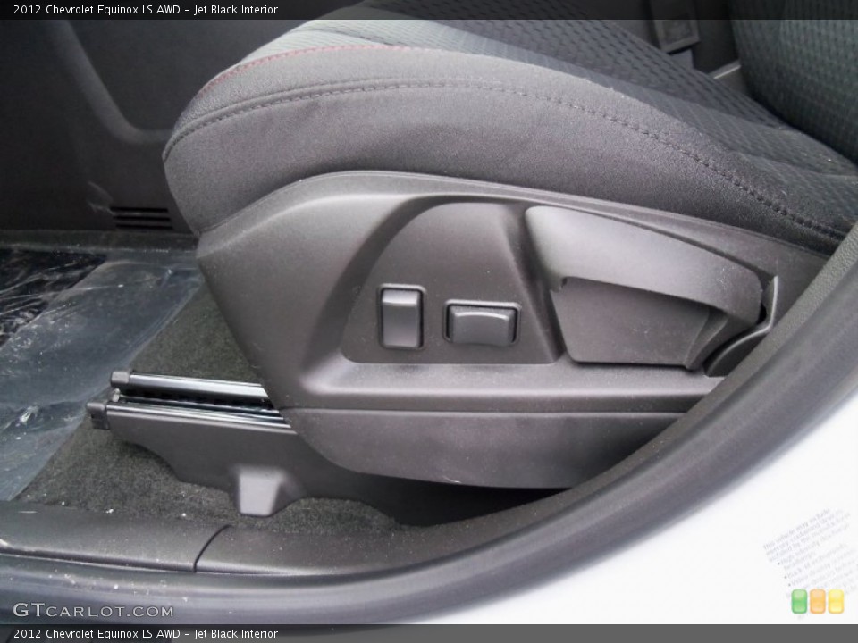 Jet Black Interior Controls for the 2012 Chevrolet Equinox LS AWD #58930753