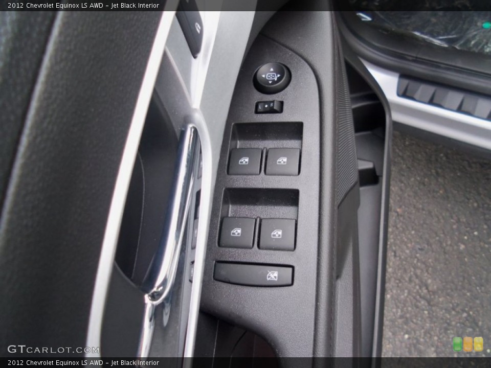 Jet Black Interior Controls for the 2012 Chevrolet Equinox LS AWD #58930764