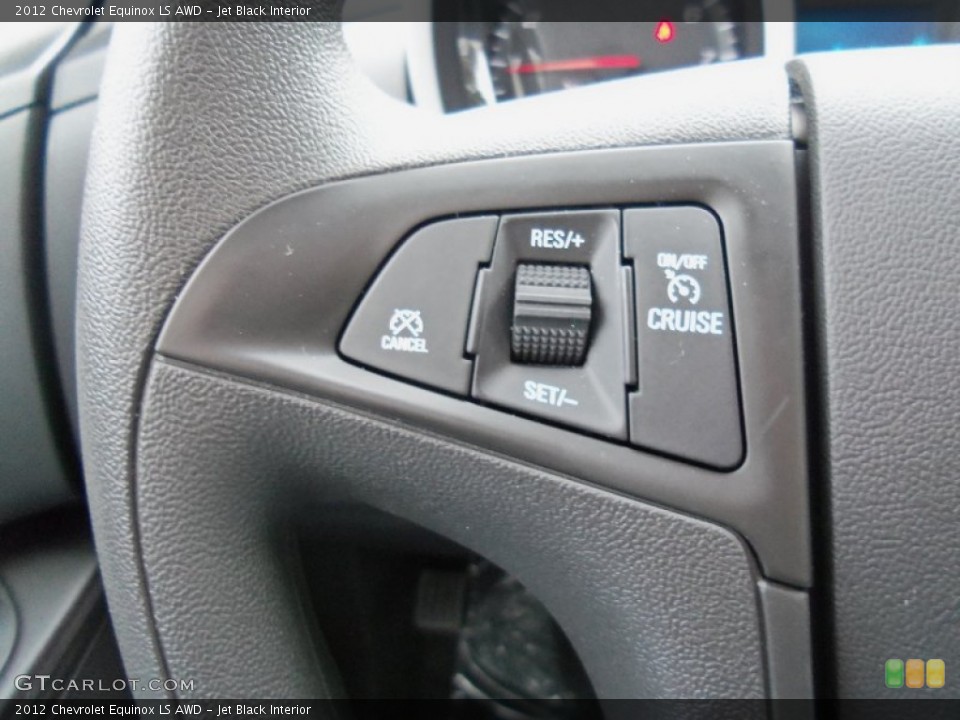 Jet Black Interior Controls for the 2012 Chevrolet Equinox LS AWD #58930810
