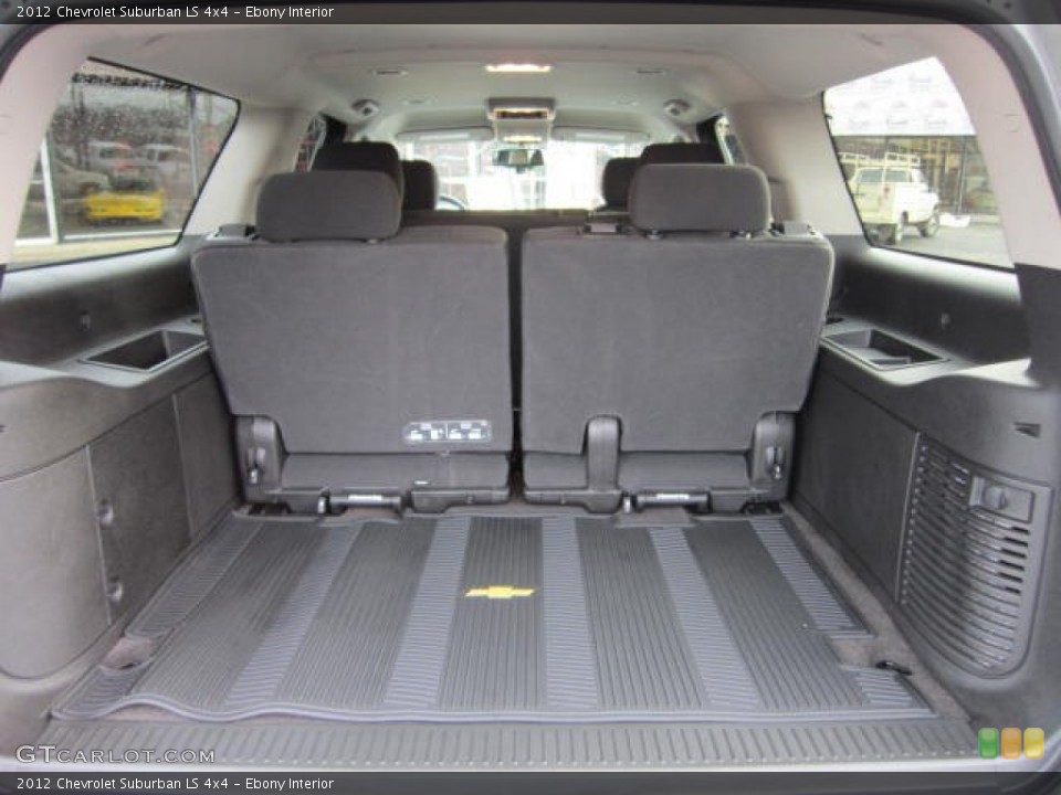 Ebony Interior Trunk for the 2012 Chevrolet Suburban LS 4x4 #58931313