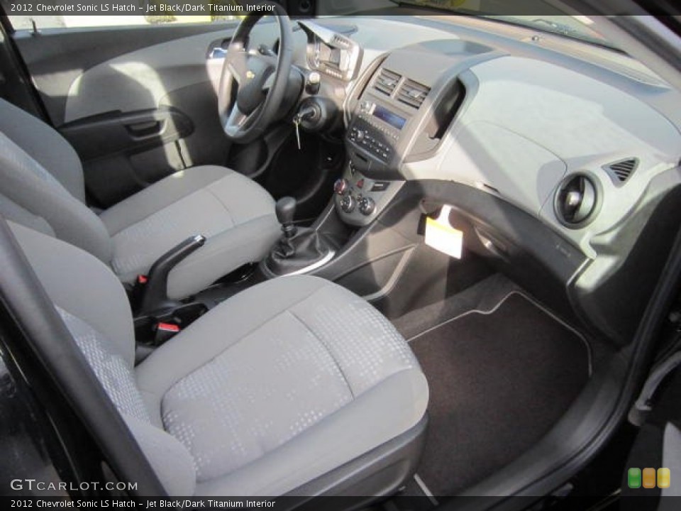 Jet Black/Dark Titanium Interior Photo for the 2012 Chevrolet Sonic LS Hatch #58931652