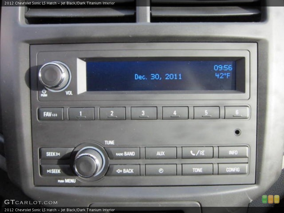 Jet Black/Dark Titanium Interior Audio System for the 2012 Chevrolet Sonic LS Hatch #58931733